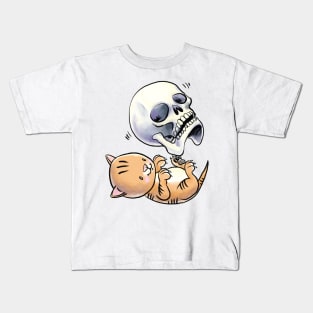 Skull Kitten Kids T-Shirt